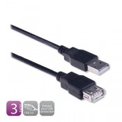 Ewent USB 2.0 Extension kabel (3 meter)