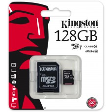 Kingston 128GB MicroSD + SD-Adapter